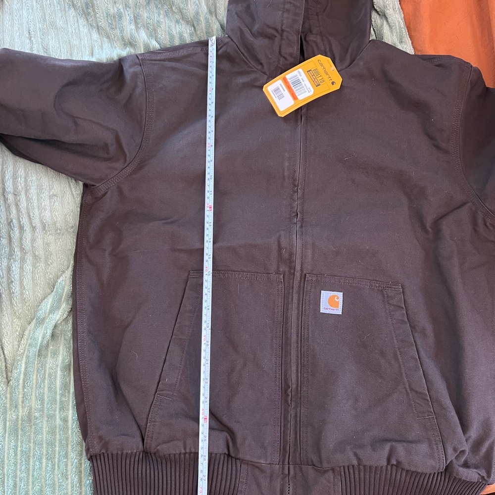 Carhartt Dark Brown Quilted Jacket J-130 - Picture 5 of 7
